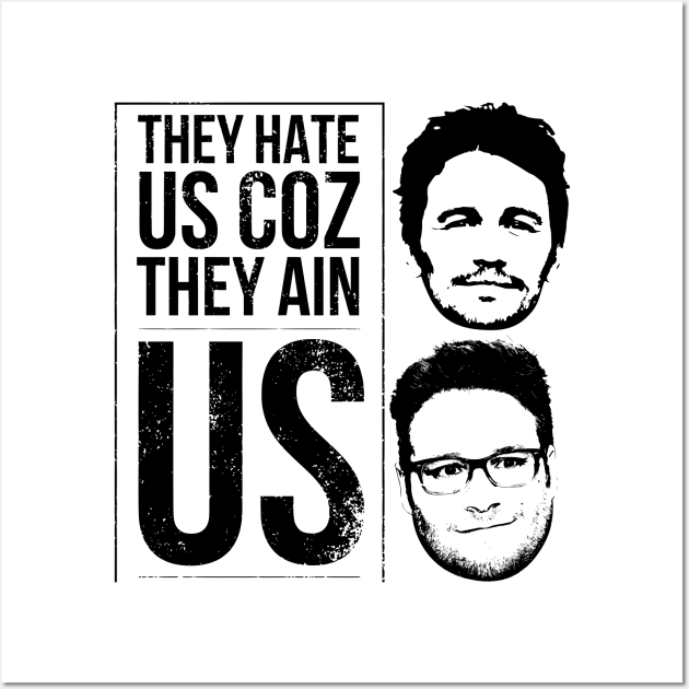 They hate us coz they ain us Wall Art by throwback